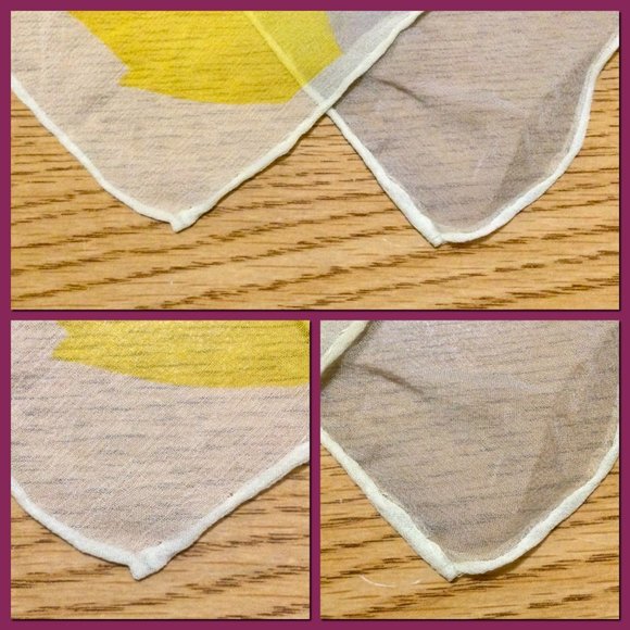 Vtg Mod Sheer Scarf_066 - Picture 3 of 5